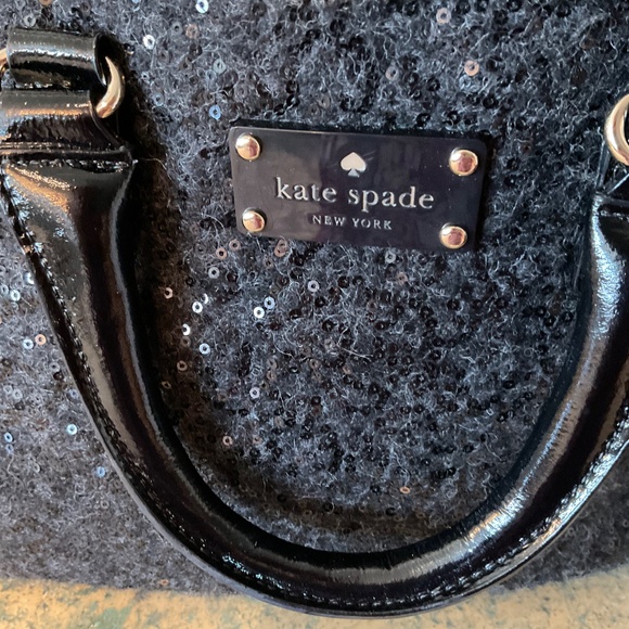 Kate Spade black shimmer bag - Picture 3 of 4